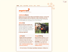 Tablet Screenshot of angelasark.co.uk